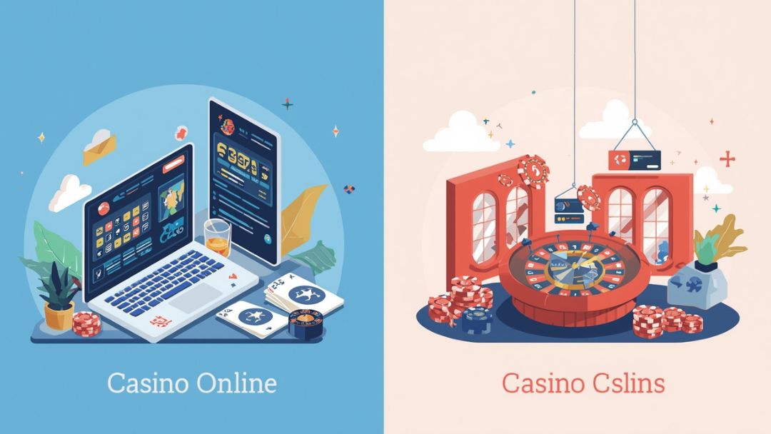 Casino online vs casino físico: una comparación educativa